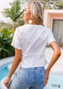 Boho Embroidered White Tunic Jazmin